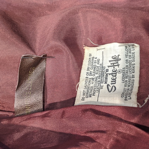 Vintage Saks Fifth Avenue Brown Leather Jacket size 40 - Picture 3 of 4